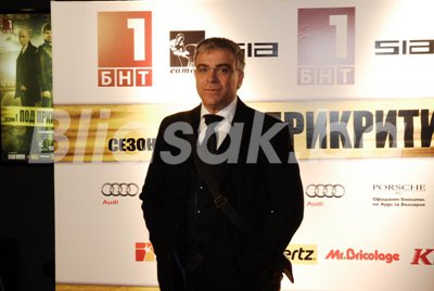 Владо Пенев на премиерата на новия ТВ сериал &quots;Под прикритие&quots;.